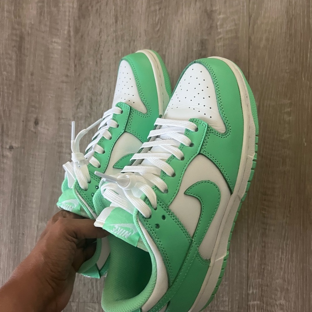 Women’s Nike Dunks Green Glow